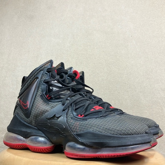 Nike Other - Nike LeBron XIX 19 Bred University Red Athletic Basketball Shoes‎ Men’s size 8.5